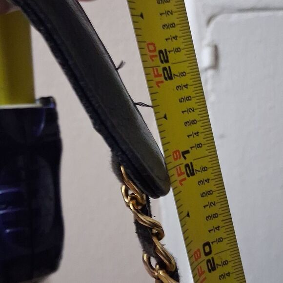 Authentic Vintage CHANEL Navy Blue Quilted Leather Bucket Bag - Picture 10 of 10